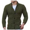Men's Cardigan Casual Shawl Long Sleeve Solid Button Knitting Sweater