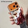Phone Case: 2D flat lambskin suitable for iPhone 18 17 16 15 14 13 Pro protective case, Christmas theme, Christmas and Halloween gifts