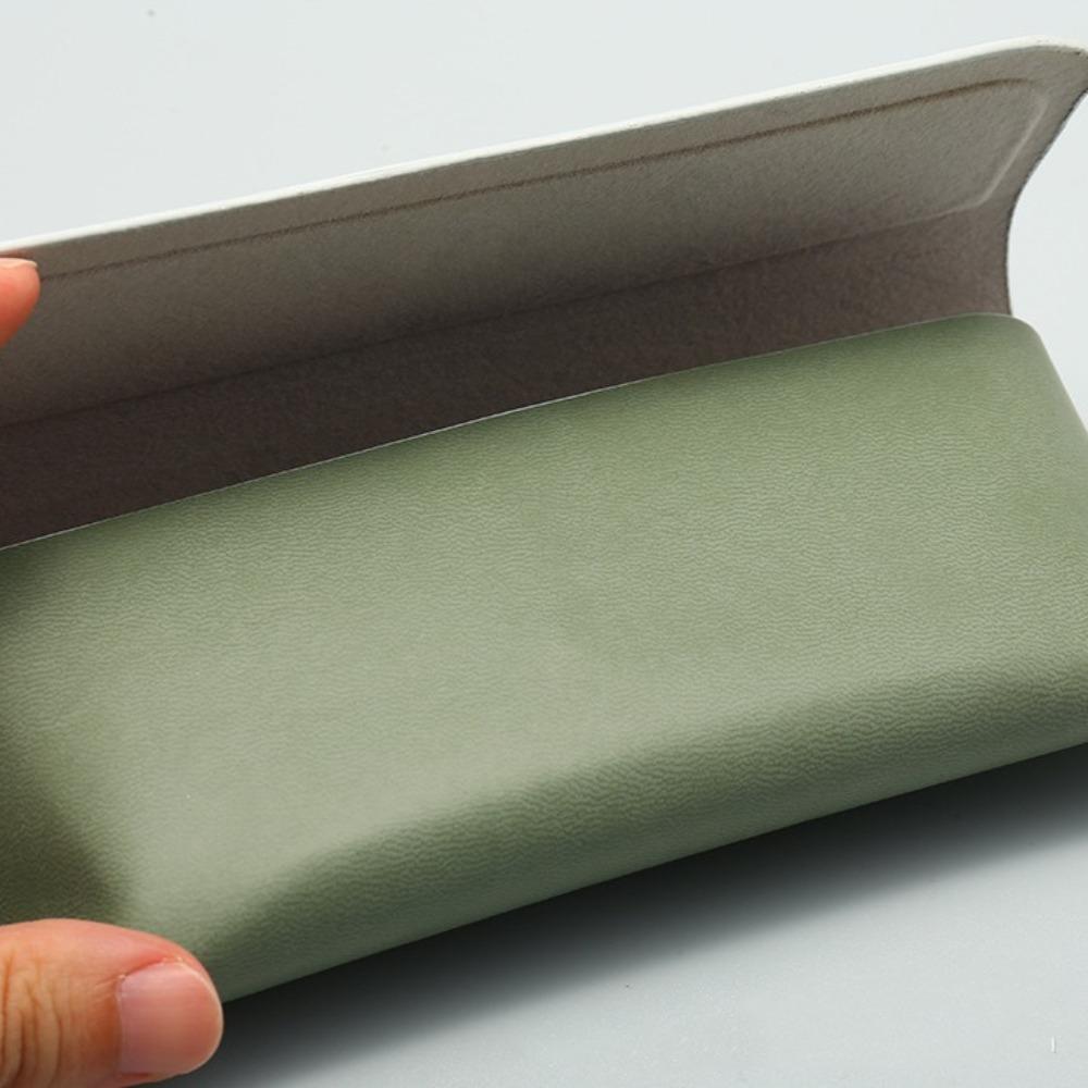 Anti-compression Sunglasses Protective Box PU Leather Glasses Box Portable Glasses Case Women