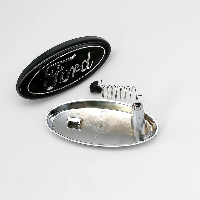 IJN22 1 шт. Для Ford Mondeo Focus Fusion MK2 MK4 F150 F250 Эмблема 14,5 см Логотип на передний капот автомобиля Наклейка на значок заднего багажника