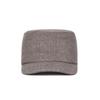VARZAR VA Square Studded Wool Bellboy Cap Brown