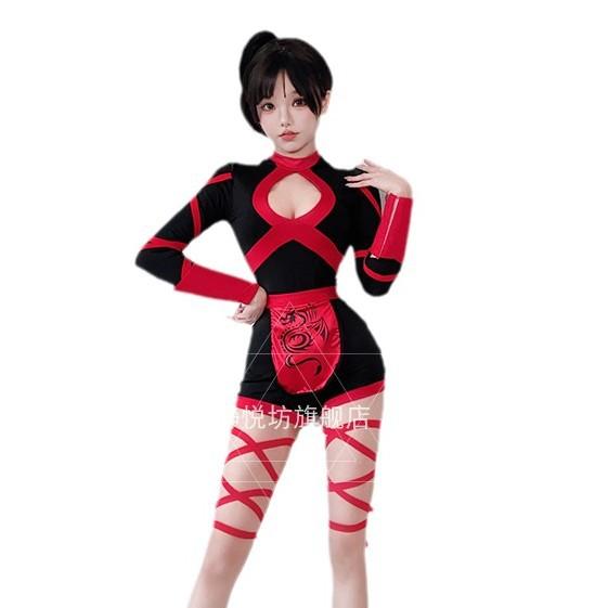 women's masked ds lead dance nightclub bar Halloween costume Ninja Japanese ninja samurai costume
