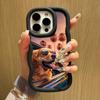 Ae76 Dog Color Doodle Design Art защитные чехлы для телефонов Samsung S24 Plus S23 Ultra A14 A55 A06 Honor X9b Motorola OnePlus Big Wave TPU задняя крышка