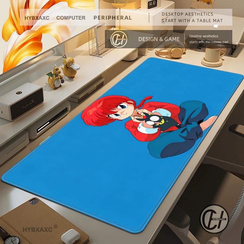 anime cute art RRanma aAkane Tendo rRanma Saotome Mouse Pad Nonslip Lockedge Thickened Desktop HYBXAXC Large Gaming Office