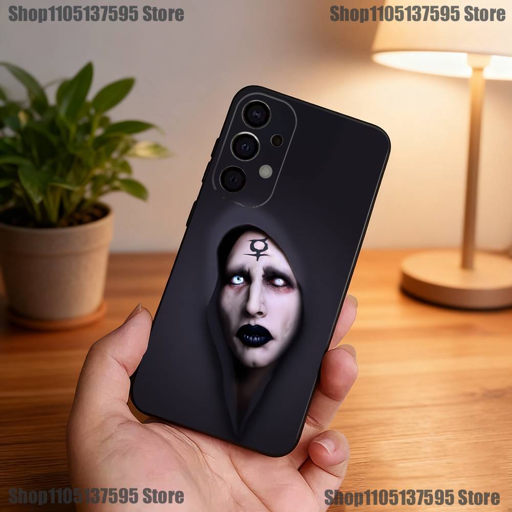 Чехол для телефона Singer M-Marilyn M-Manson Для Samsung S25,S24,S21,S22,S23,S30,Ultra,S20,Plus,Fe,Lite,5G Черный Чехол
