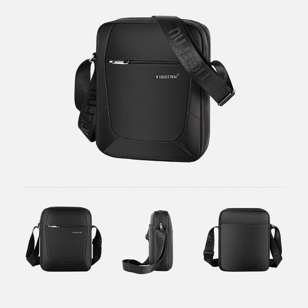 Tigernu Брендовая сумка через плечо для мужчин, мужская сумка-мессенджер, мужские 10-дюймовые черные мужские сумки, сумки через плечо, маленькая сумка, повседневная деловая сумка