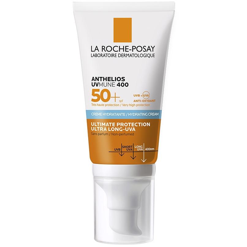 La Roche-Posay ANTHELIOS UV-MUNE400 SPF 50+ Face Sunscreen Moisturizer, 50ml, High Protection & Hydration