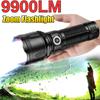 White Laser Powerful Flashlight USB Rechargeable Flash Light 18650 High Power Led Flashlights Lantern Long Range Torch