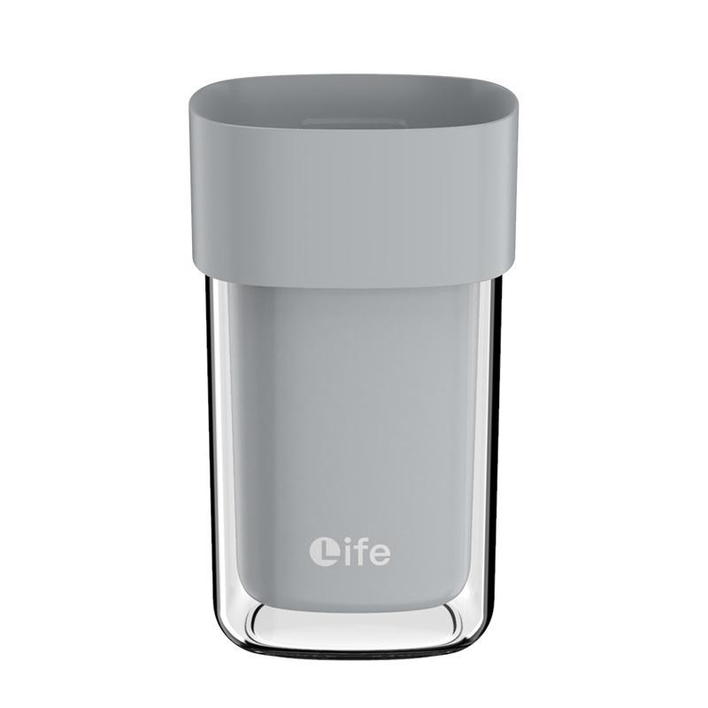 Независимая разработка: двухслойный стаканчик для ополаскивателя полости рта, домашний стаканчик для зубной щетки, дорожный набор для зубной щетки, портативный набор для хранения и мытья.