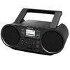Sony Радиоприемник с CD FM, совместимый с функцией изучения языка, работающий от батареек, черный, Bluetooth/FM/AM/Wide ZS-RS81BT