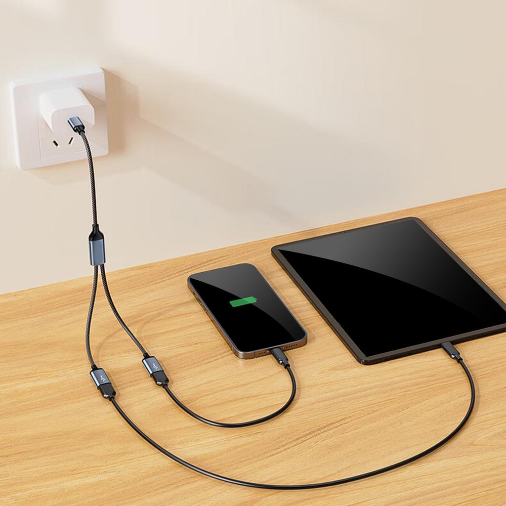 2/3-портовый USB C Кабель для зарядки и передачи данных USB C OTG Адаптер для телефона 2/3-портовый Type C на USB Адаптер