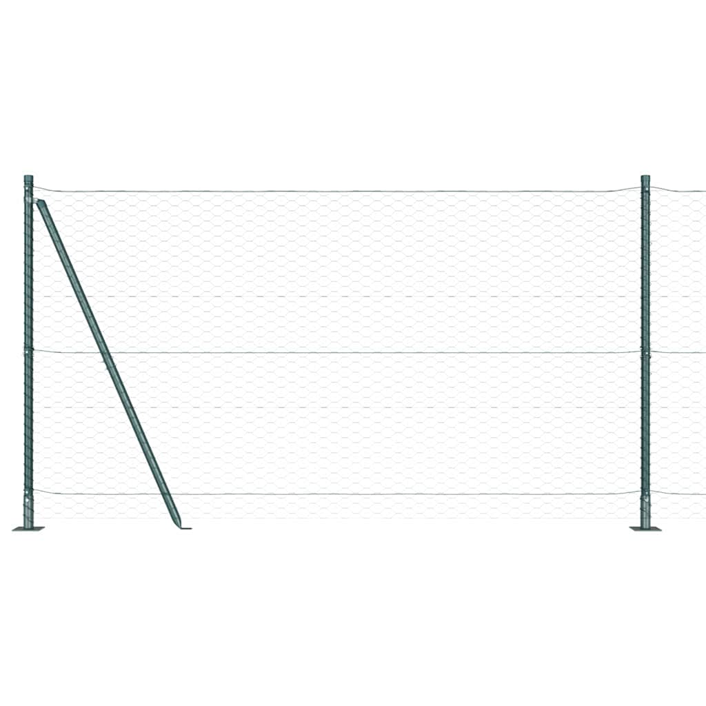Welded Wire Fence with Concrete Foundation 10 x 1.2 m (W x H)