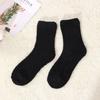 Women Socks Soft Coral Velvet Plush Thicken Floor Bed Sock For Autumn Winter Solid Color Warm Lady Socks