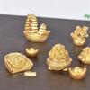 Resin Home Decor Desktop Decor Auspicious Ornaments Figurine Small Ornament Fortune Trinkets