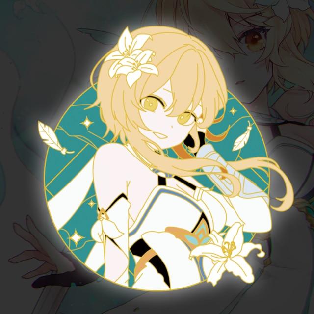 Игра Genshin Impact Сяо Ху Тао Ганьюй Моракс Чжунли Барбатос Венти Брошь для косплея, значок на булавке, металлическая опора, украшение