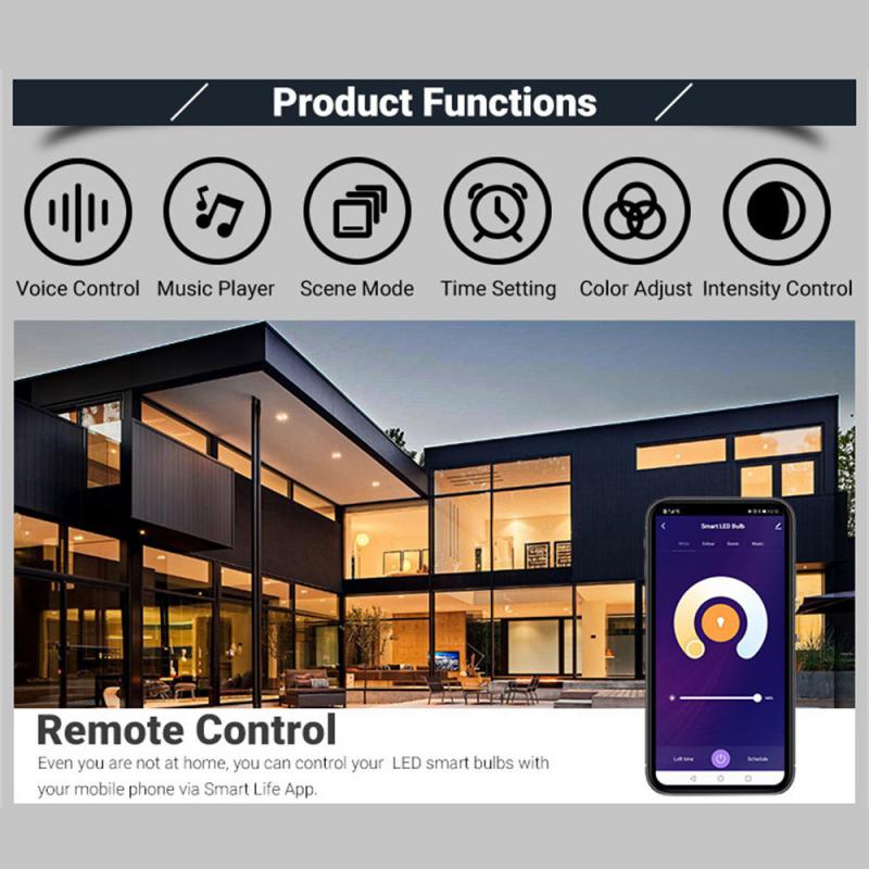 Умная лампочка Tuya Zigbee/WIFI GU10/MR16 RGB+CW 5 Вт диммируемая светодиодная лампа 5 Вт Smart Life точечный светильник управление через Alexa Google Home