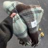 Мягкий Пушистый Большой Шарф Женский Зимний Теплый Толстый Акриловый Смесь Однотонный Плюшевый Шарф-Воротник