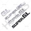 Super GL Emblem SuperGL 3D Car Stickers For Hiace Car Styling Super Gl Chrome Car Badge Emblem Sticker Decal Trunk Side Logo