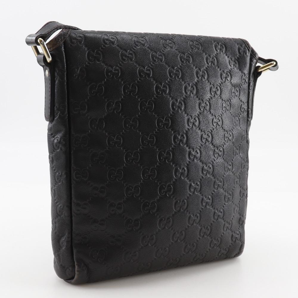 GUCCI GG Shoulder Bag 223666 Brown Sima leather unisex Used