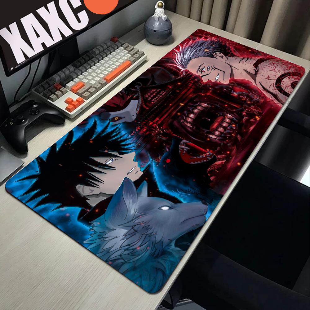 Коврик для мыши Jujutsu Kaisen XXL Аниме Годжо Сатору Большой игровой коврик для мыши Коврик для клавиатуры и мыши Ковер Коврик для компьютерного стола