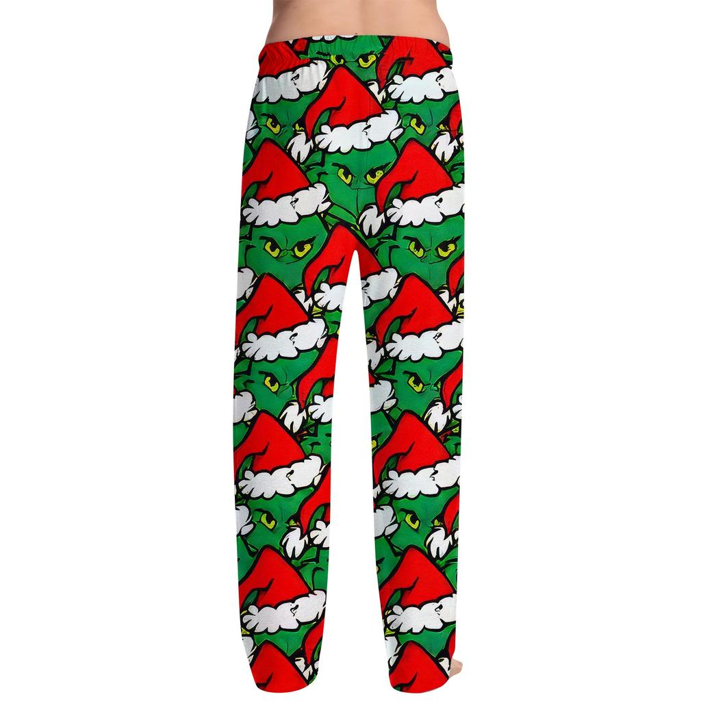Men's Allover Printed Home Pants Sleeping Pajama Pants Long Pants Pajama Pants Yoga Pants