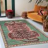 Tiger Carpet Bottom Washable Tibetan Tibetan Tiger Persian Ethnic Kitchen Living Room Bedroom Mat Washable Area Decor