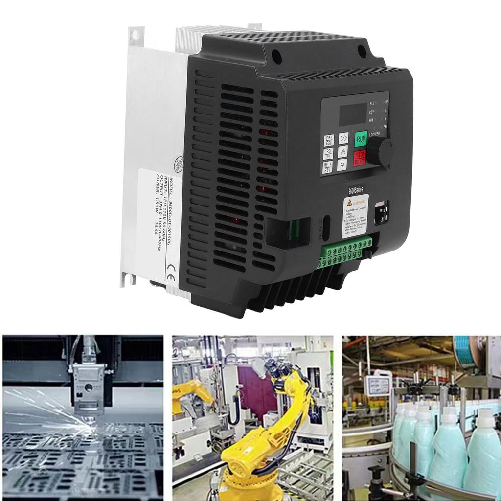 Векторный преобразователь частоты Однофазный вход 110 В на трехфазный выход Привод с регулируемой частотой Контроль