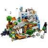 Kids World 4-in-1 Transforming Cave Building Blocks with Light Elevator, Small Particle Assembling Toy for Boys