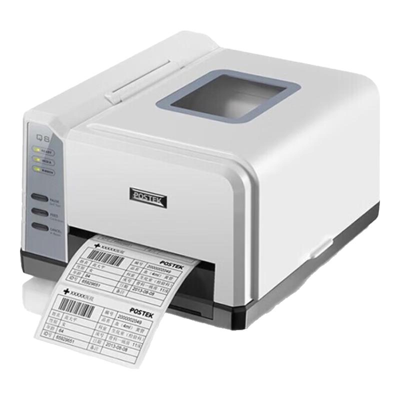 POSTEK Q8 Thermal Transfer Desktop Label Printer CN plug (adapter included)