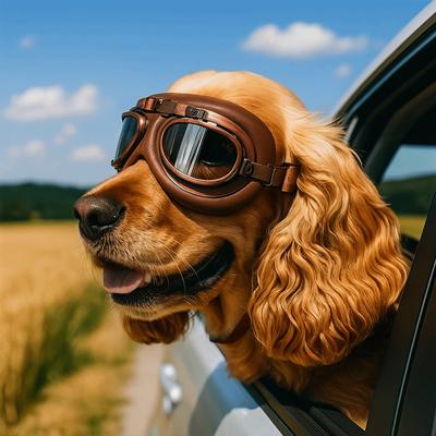 Регулируемые ремешки Солнцезащитные очки для собак с защитой от УФ-излучения Удобная посадка Устойчивые к царапинам Очки для кошек и собак Складные солнцезащитные очки для домашних животных