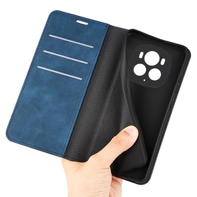Для Honor Magic6 Pro 5G Чехол из ПУ кожи с покрытием Soft-Touch Защитный чехол для телефона