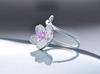 Factory Silver Flowers Rings Adjustable Wedding Ring Fashion Jewelry Girls Gift Open Rings