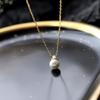 Серебряный кулон-ожерелье с жемчугом Beixi S925 - Модный ретро-японский стиль для женщин и девушек.