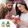 Сентиментальные Крючком Черепахи Форма Крючком Арт-работы с Вдохновляющей Карточкой Значимый Подарок на День Рождения Мамы