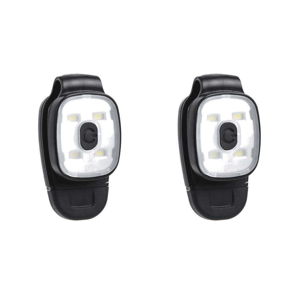 1-10PCS LED Clip Flashlight 3 Modes USB Rechargeable Clip On Cap Hat Light Night Running Safety Warning Light Portable Headlight