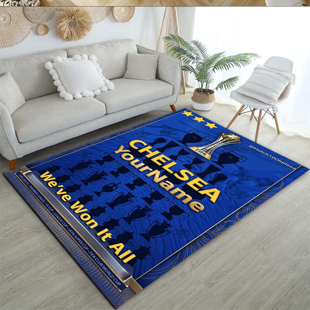 Chelsea Customize Your Name Area Rug Perfect for Playrooms Dormitory Game Room Dining Room Anti-slip Rug Decorate Offices