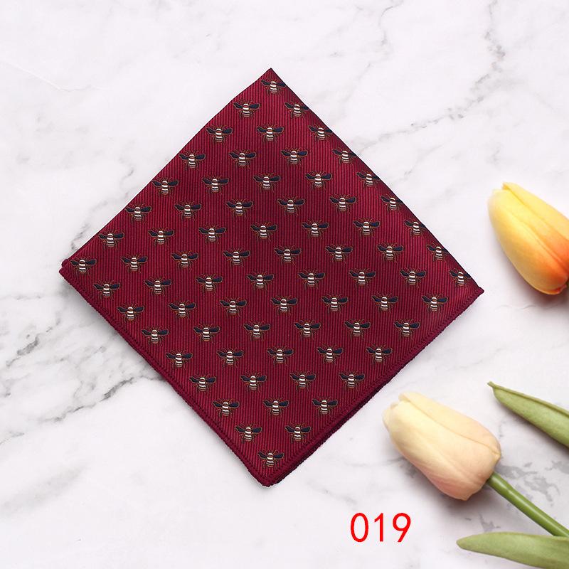 British Style Men'S Suit Pocket Towel Small Flower Type Business Retro Banquet Suit Small Square Scarf Chest Towel Handkerchief