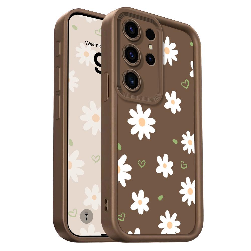 Чехол для телефона 'Плавающие маргаритки' для Samsung Galaxy S23 S22 S21 S20 FE Plus Ultra Note 20 5G Мягкая крышка 'Лестница'