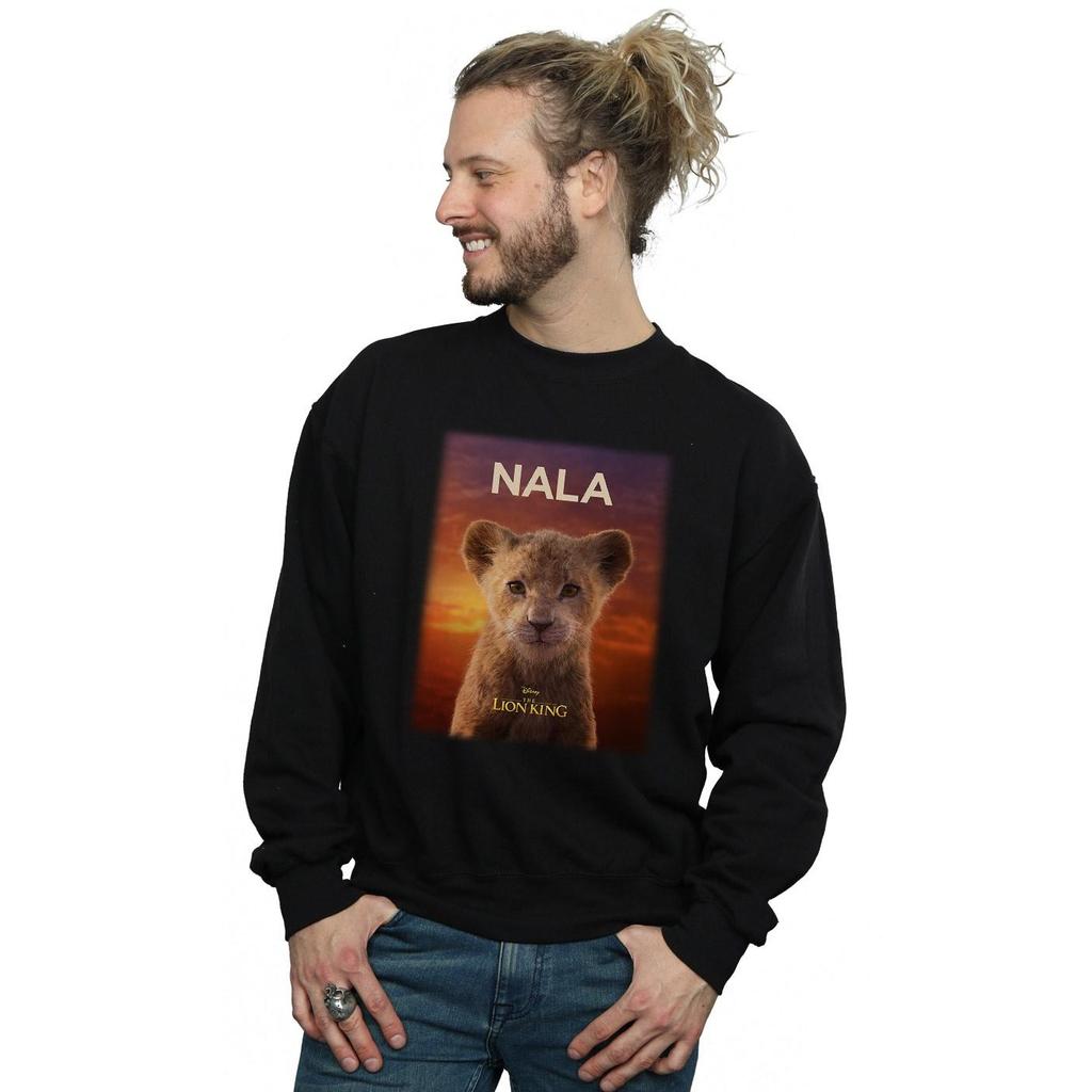 Disney Mens The Lion King Movie Baby Nala Poster Sweatshirt
