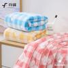 Towel New Jacquard Coral Fleece Bear Plaid Bath Towel Household Adult Children Soft Absorbent Bath Towel