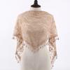 Sun Protection Printed  Wraps Colorful Flower Triangle Headband Elegant Lace Scarf  Holiday