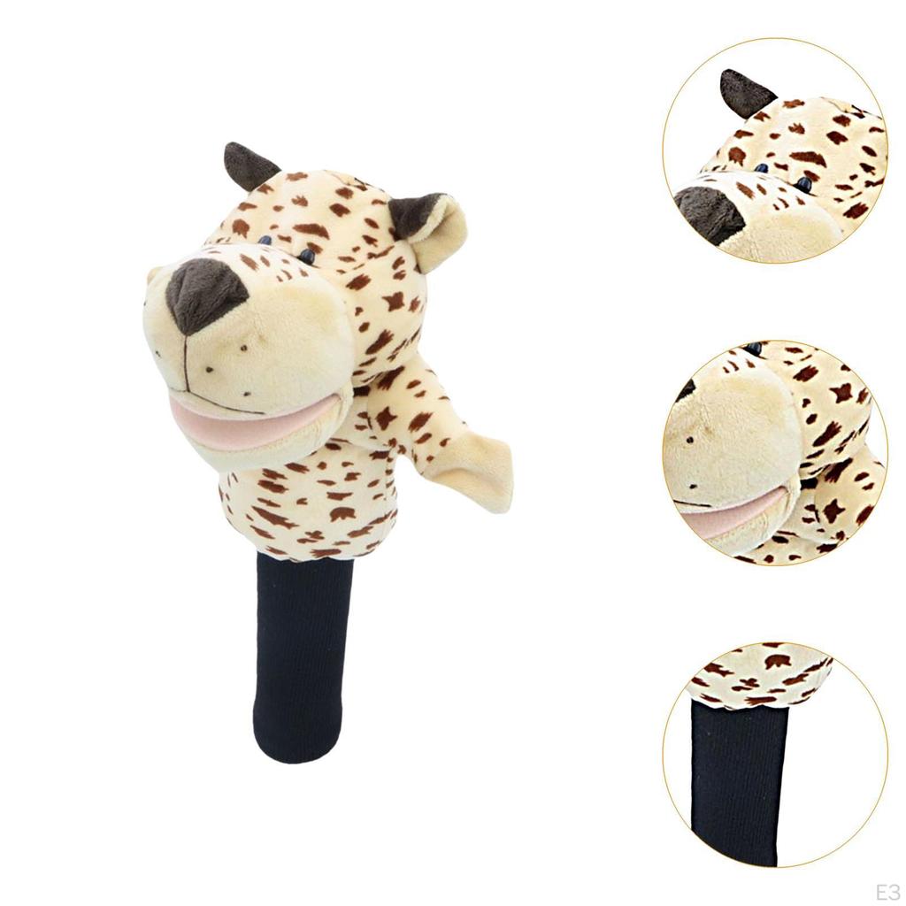 Plush Animal Golf Headcover Wood Head Cover Guard Protection for Outdoor Sports