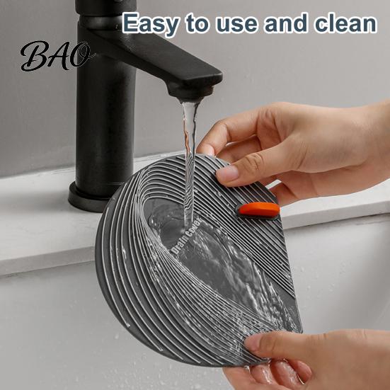 Universal Drain Cover Silicone Floor with Handle, Shower Tub Stopper, Bathroom Sewer Anti-Odor Deodorizing Mat for Kitchen Laundry Room Seal