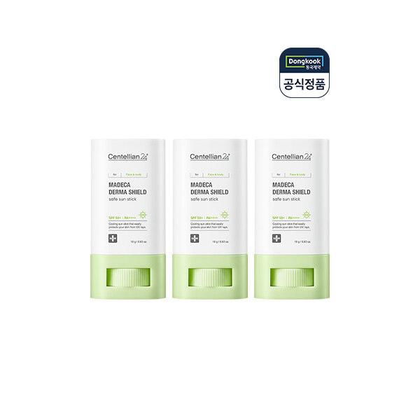 CENTELLIAN24 Madeca Dermashield Safe Cooling Sun Stick 18g (SPF50+) 3ea 24H