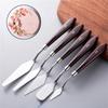 Stainless Steel Cake Spatula Set Butter Knife Cake Scraper Metal Cake Decorating Baking Pastry Tools 5 Pieces/Set