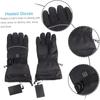 1 Pair Motorcycle Heated Gloves Warm Cycling Gloves Heated Ski Gloves Fishing Camping Mittens Winter Outdoor Accessories