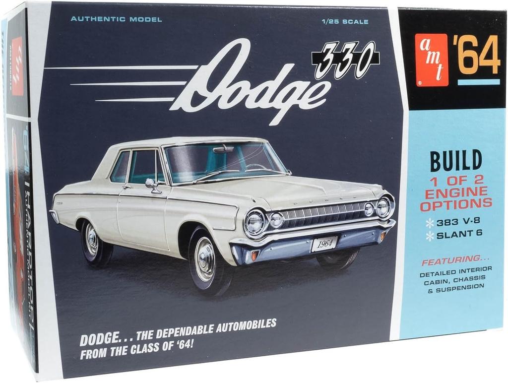 Platz AMT 1964 Dodge 330 Пластиковая модель AMT1366 1/25