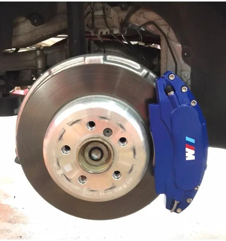 4pcs car rearview mirror steering wheel sticker car brake caliper decoration sticker decal For BMW M3 M5 M6 X1 X3 X5 E34 E39 E36