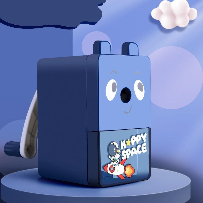 Механическая точилка для карандашей с героями мультфильмов, ручные точилки с автоматической подачей, детский подарок, канцелярские принадлежности, школьные принадлежности