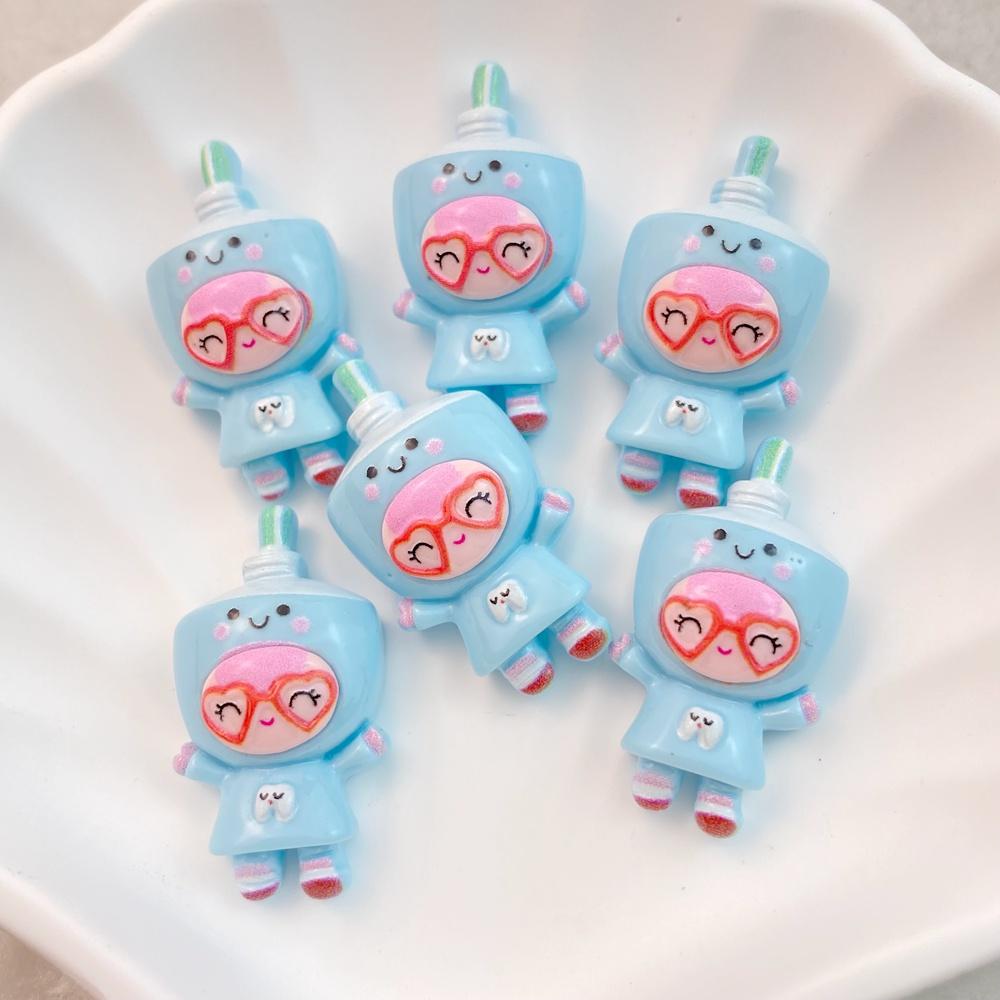 10 шт. Новая серия милых кукол-девочек из мультфильмов, кабошоны из смолы с плоской задней стороной, аксессуары для DIY-украшений и поделок